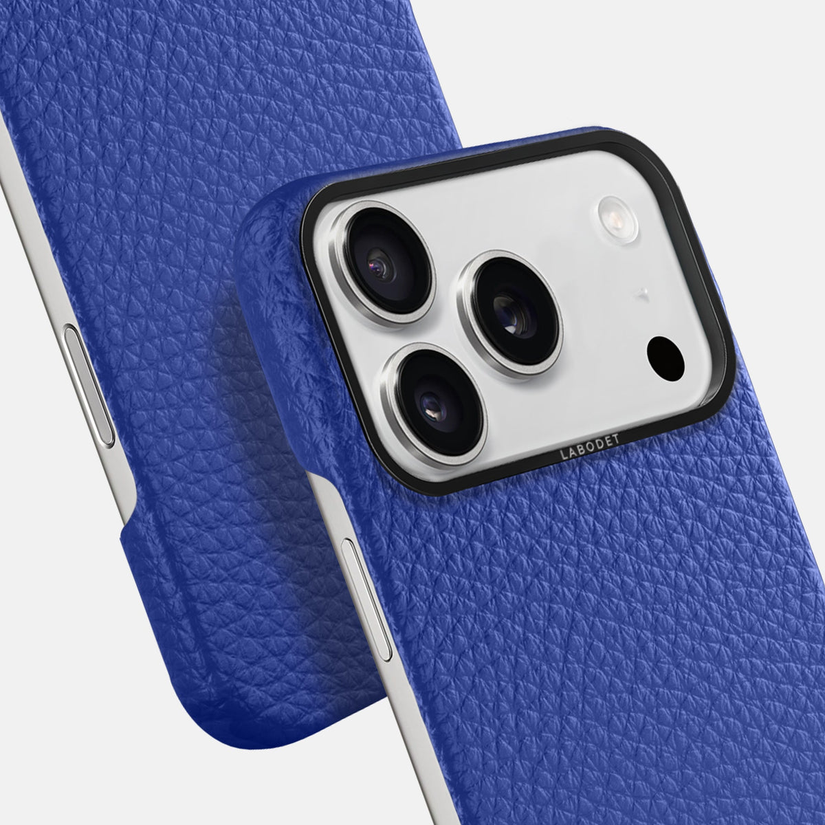 Classic Case For iPhone 18 Pro Max In Calf -6 | Royal-Blue-Black