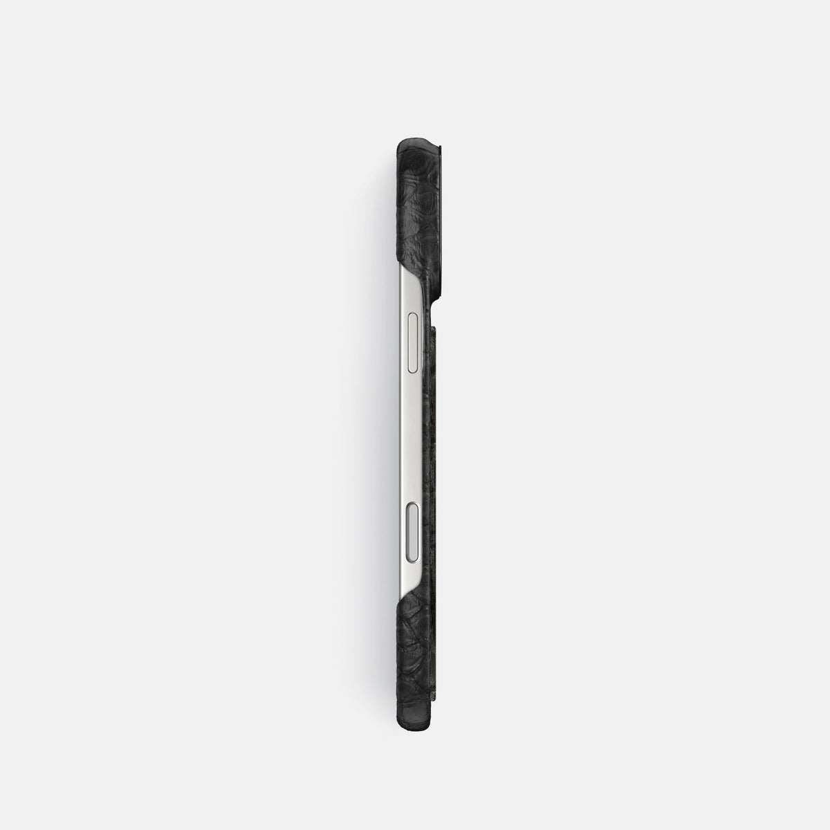 Classic Case With Carbon Dragon For iPhone 18 Pro In Python -3 | Black-Black
