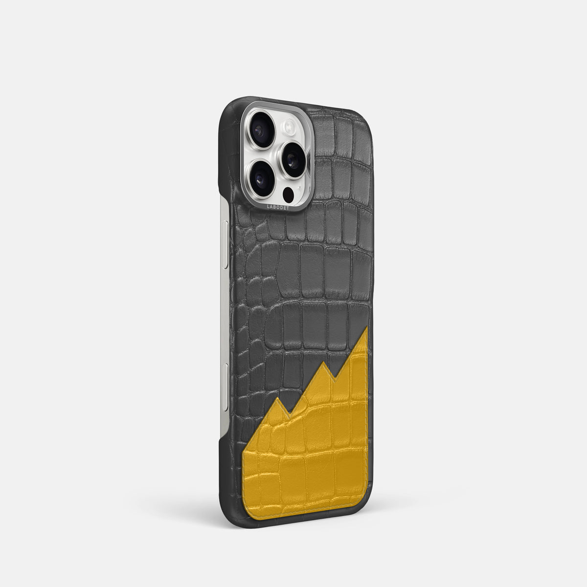 Classic Case With UpOnly For iPhone 16 Pro In Alligator -2 | Grey-Steel