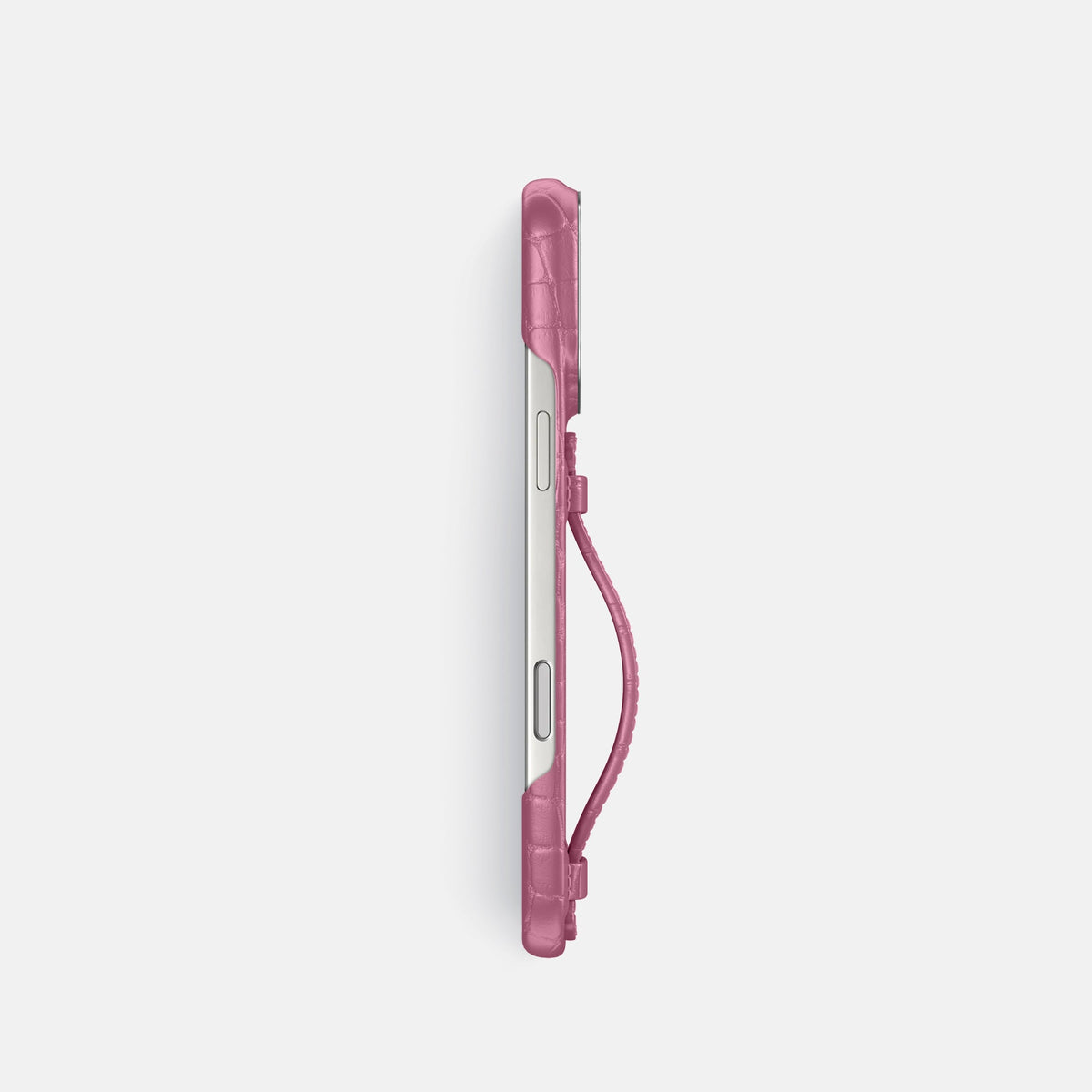Center Handle For iPhone 18 Pro In Alligator -3 | Pink-Lagoon-Steel