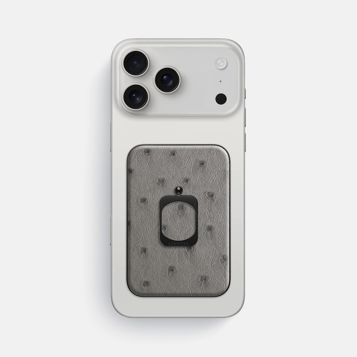 MagSafe Ring For iPhone 17 Pro Max In Ostrich -2 | Grey-Black