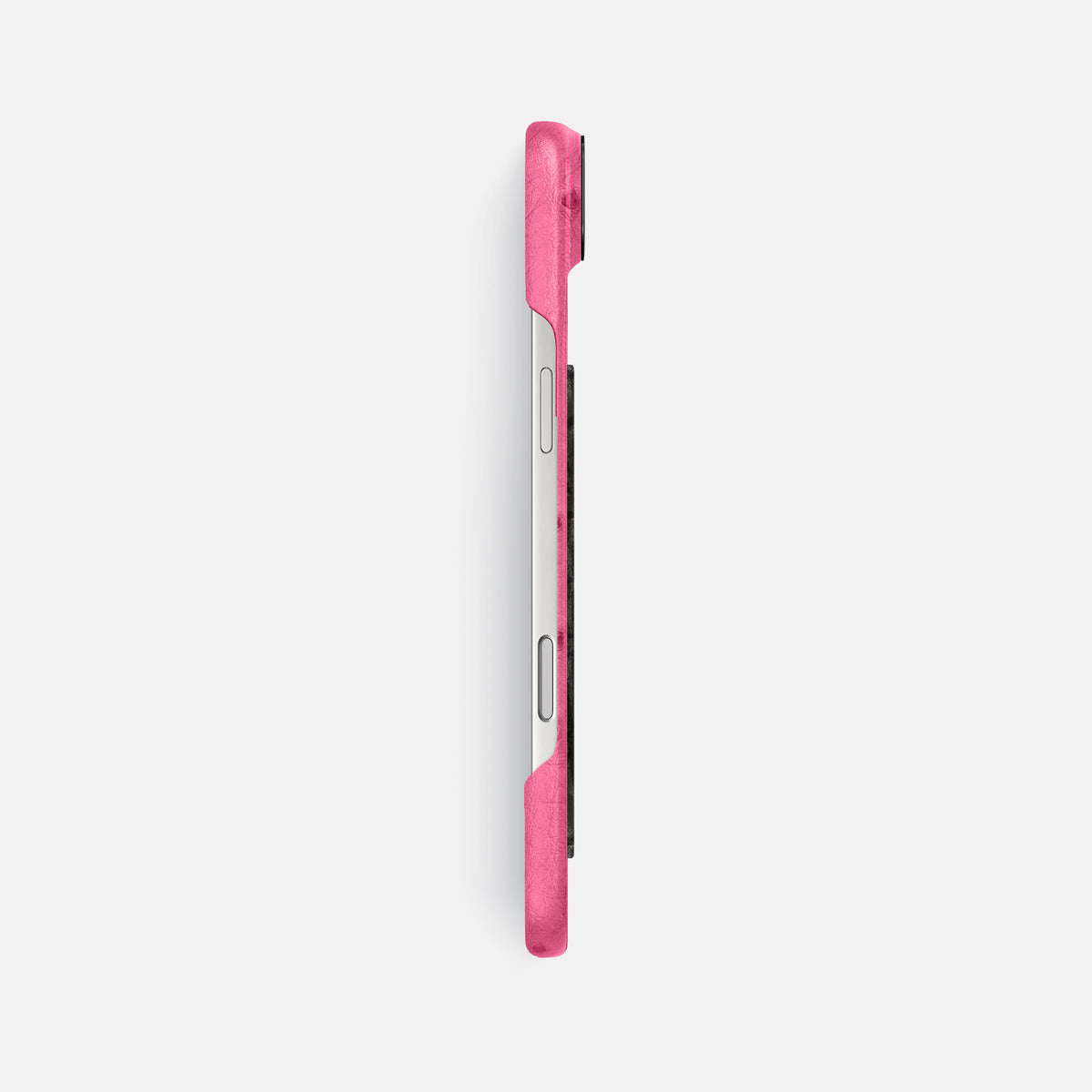 Classic Case With Carbon Dragon For iPhone 17 Air In Ostrich -3 | Pink-Black