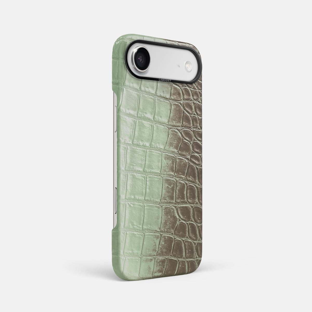 Classic Case For iPhone 17 Air In Himalayan Crocodile -2 | Pistachio-Black