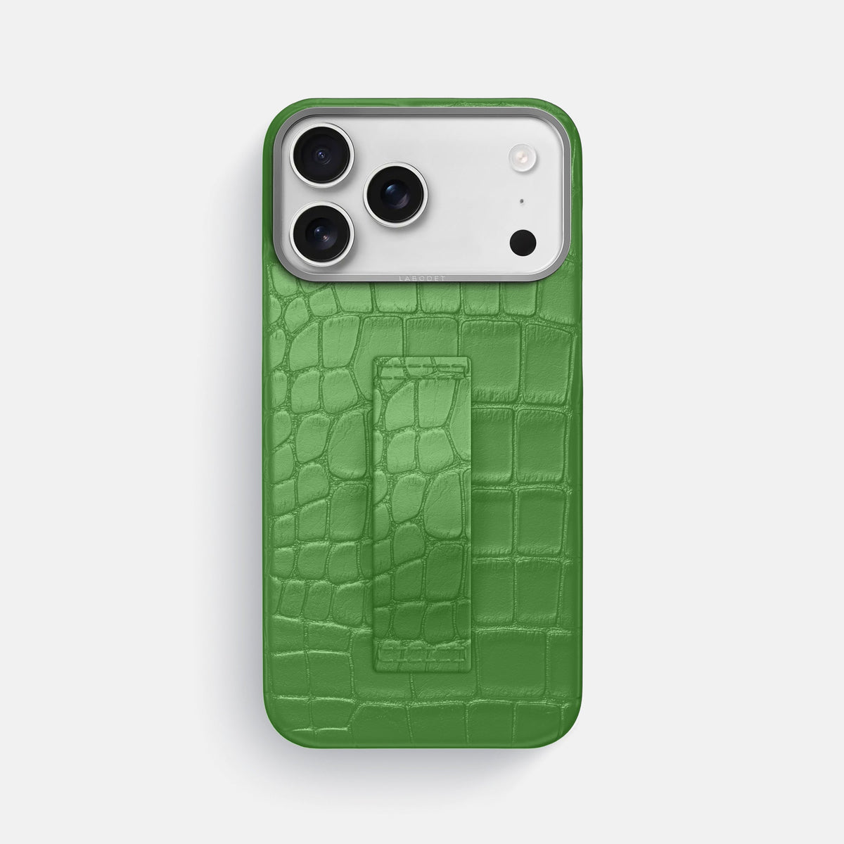 Finger Case For iPhone 18 Pro Max In Alligator -1 | Apple-Green-Steel