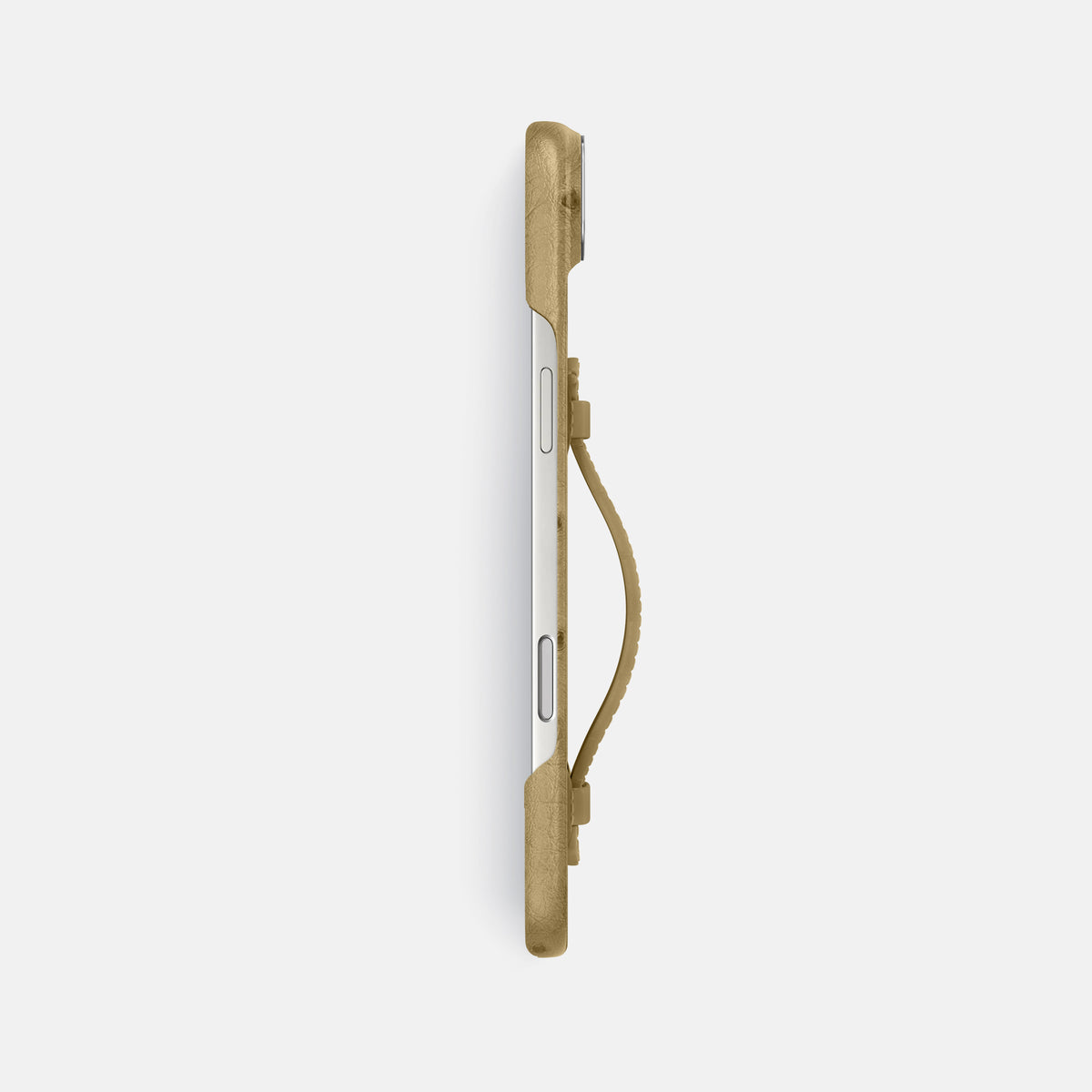 Center Handle For iPhone 17 Air In Ostrich -2 | Desert-Sand-Steel