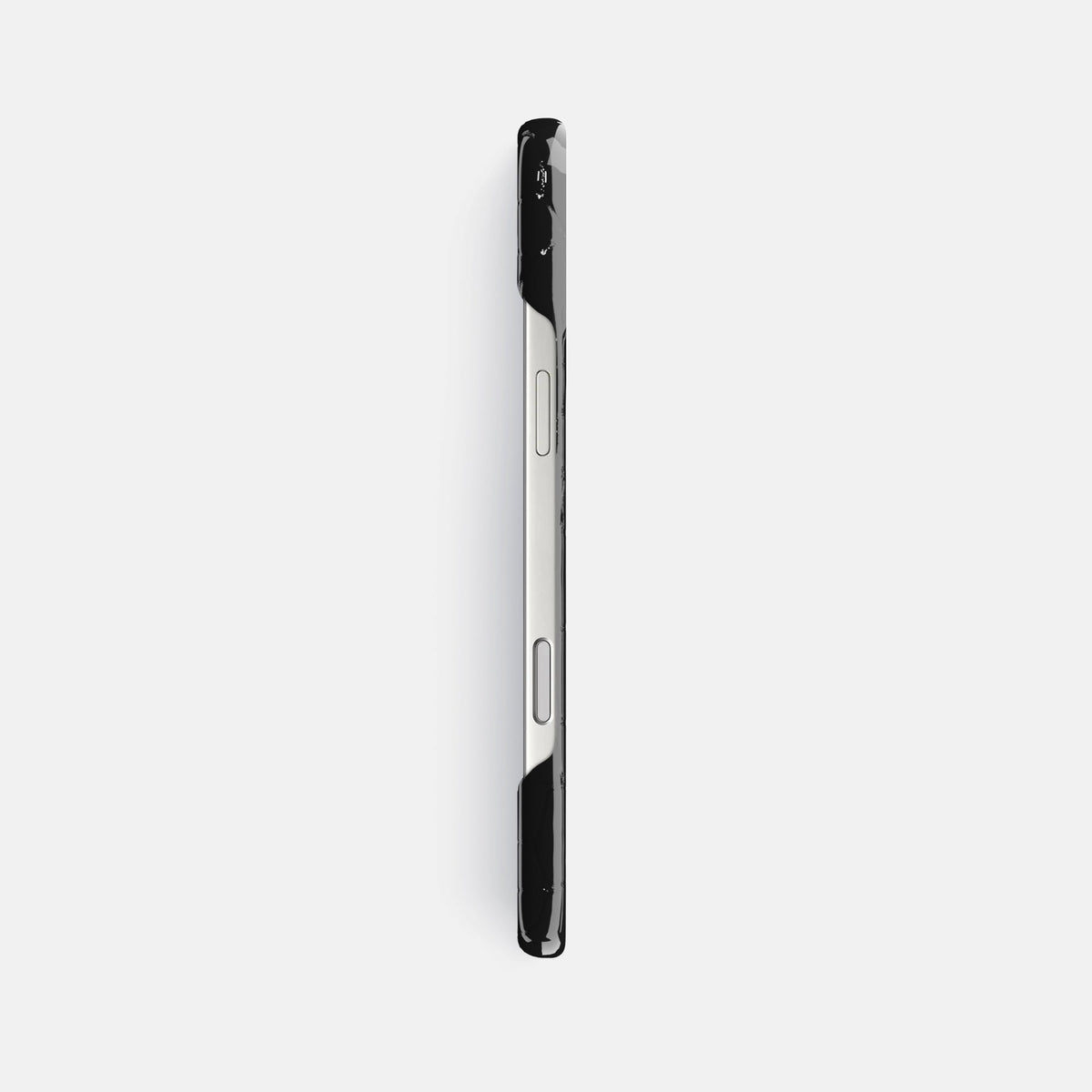 Slim Case For iPhone 18 Pro Max In Shiny Alligator -3 | Black