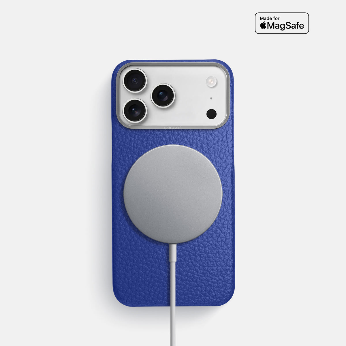 Classic Case For iPhone 17 Pro In Calf -5 | Royal-Blue-Steel