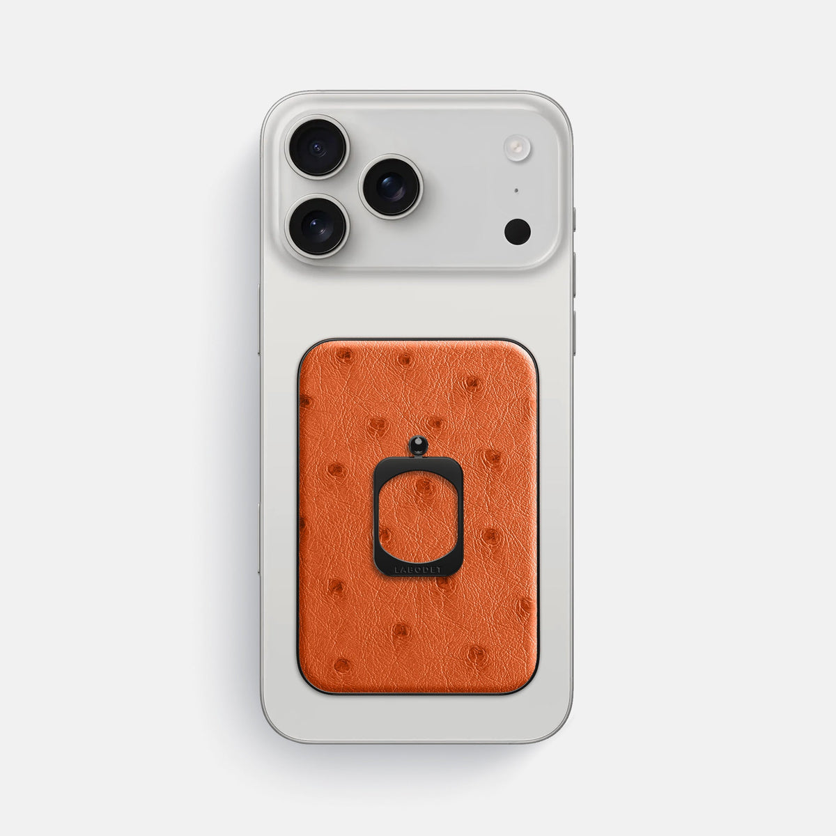 MagSafe Ring For iPhone 18 Pro Max In Ostrich -2 | Orange-Black