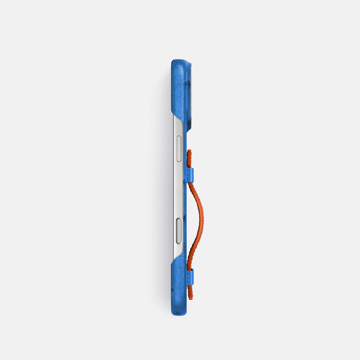 Handle Case Coloré For iPhone 18 Pro In Ostrich -3 | Royal-Blue-Steel