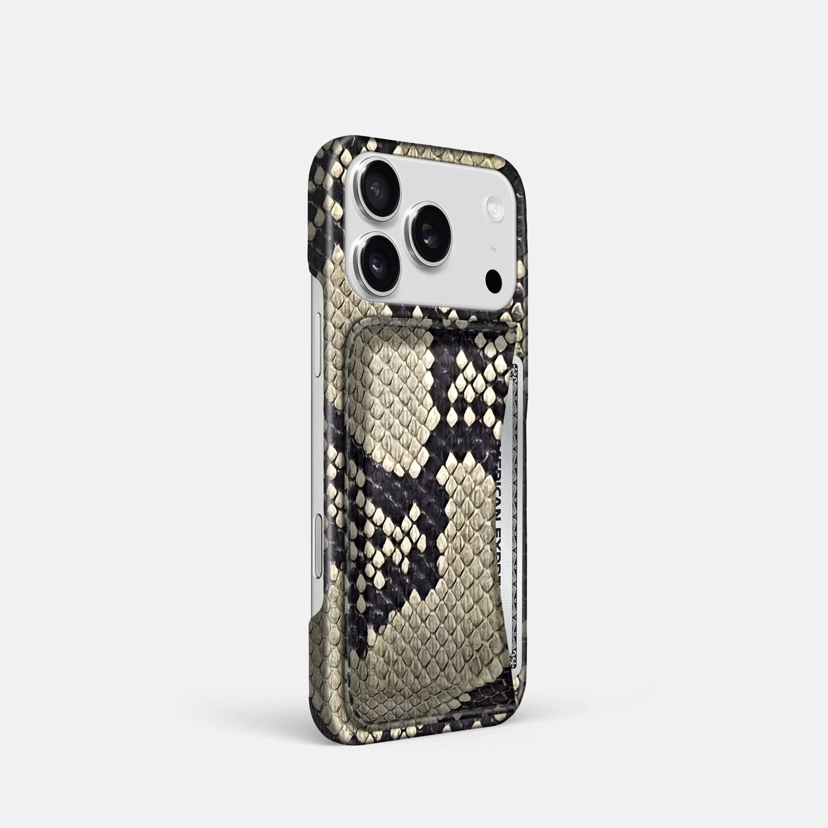 Slim Card Case For iPhone 18 Pro In Deluxe Python -2 | Savannah