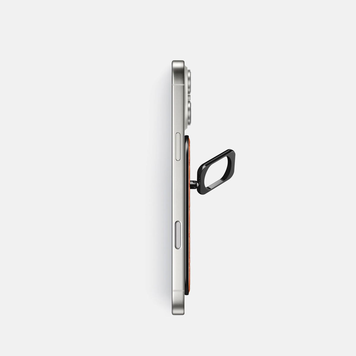 MagSafe Ring For iPhone 18 Pro In Calf -3 | Orange-Black