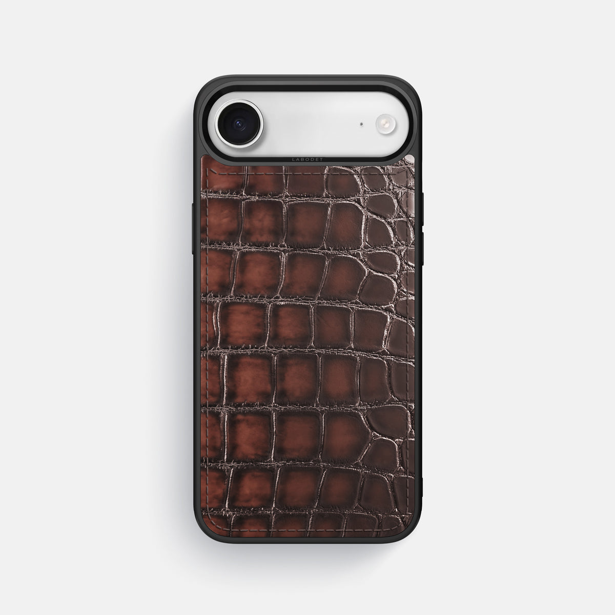Sport Case For iPhone 17 Air In Patina Alligator -1 | Havana-Brown