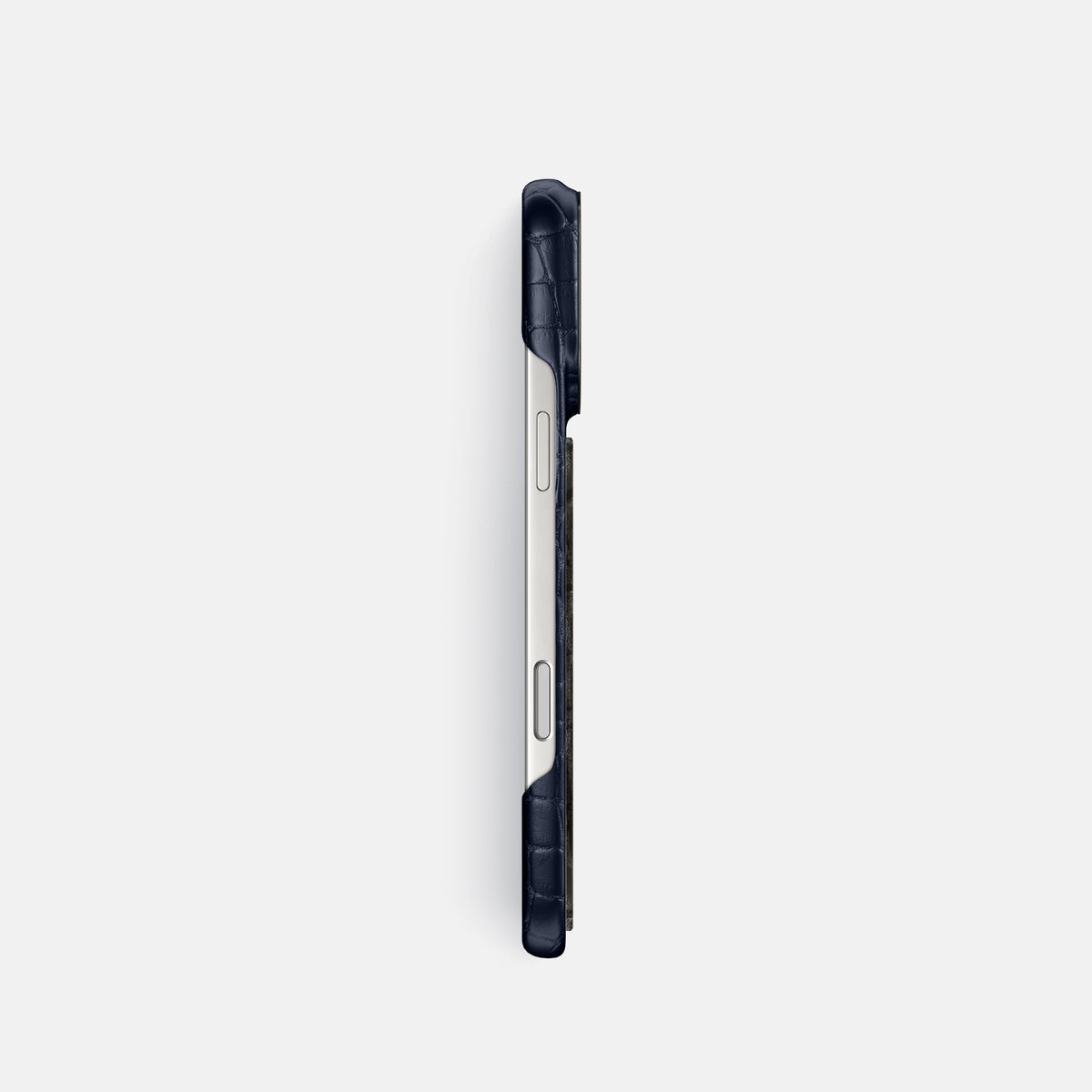 Classic Case With Carbon Dragon For iPhone 17 Pro In Alligator -3 | Navy-Blue-Black