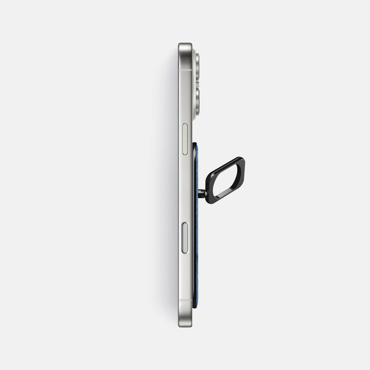 MagSafe Ring For iPhone 18 Pro Max In Ostrich -3 | Royal-Blue-Black