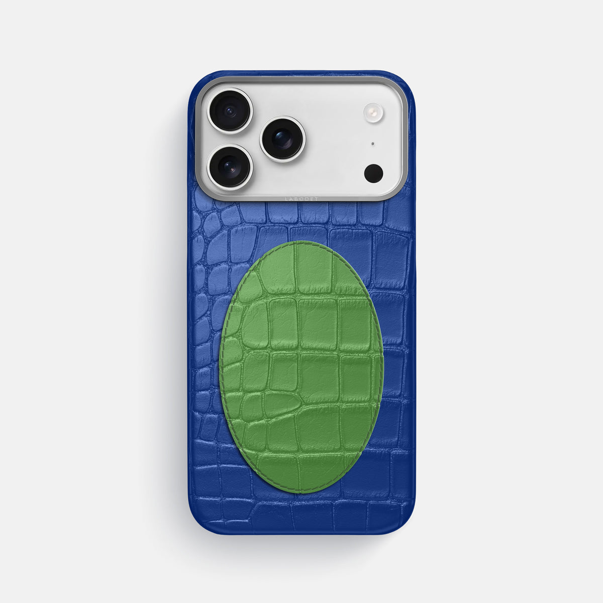 Classic Case With Oval For iPhone 17 Pro Max In Alligator -1 | Royal-Blue-Steel