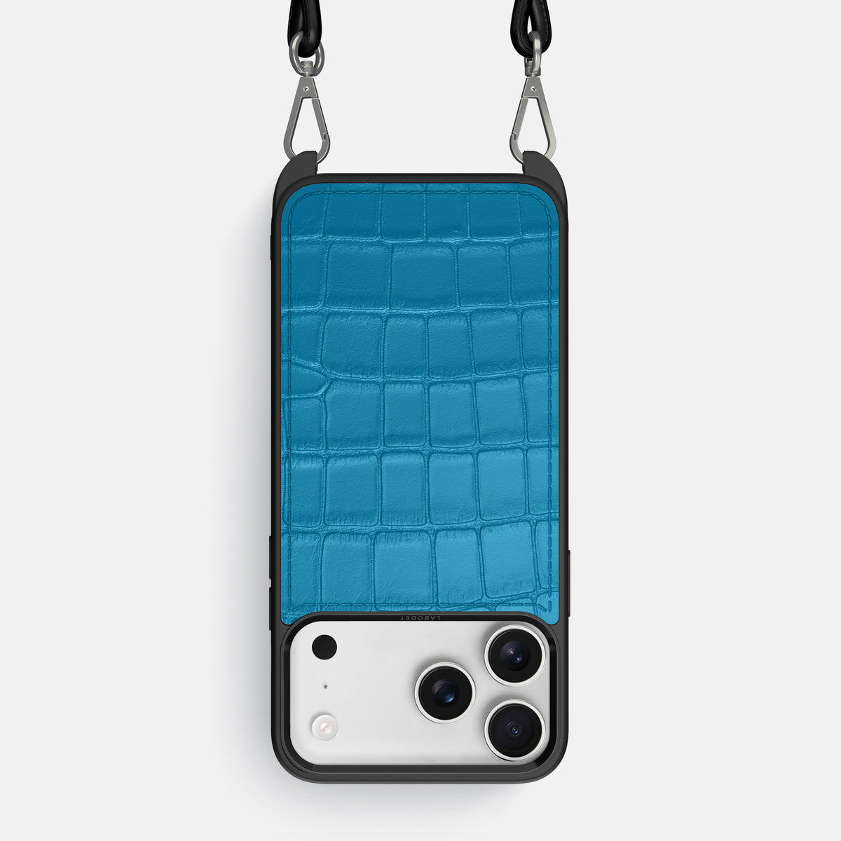 Crossbody Sport Case For iPhone 17 Pro Max In Alligator -1 | Curaçao-Blue