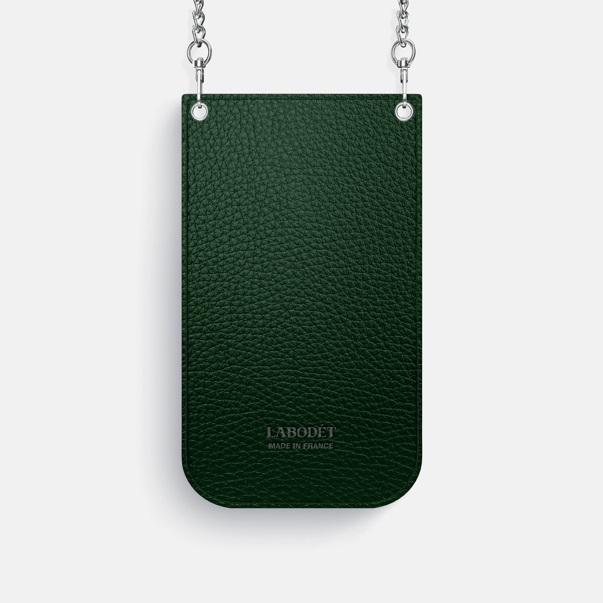 Crossbody Bag For iPhone 17 Pro In Calf -3 | Dark-Green-Steel