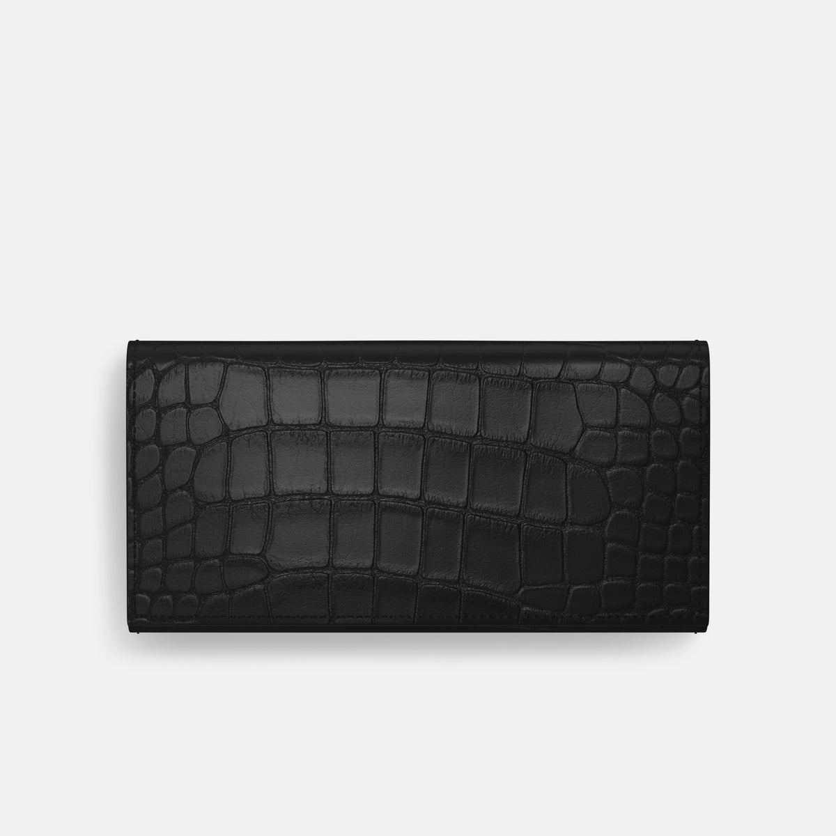 Wallet Case For iPhone 17 Pro In Alligator -3 | Black