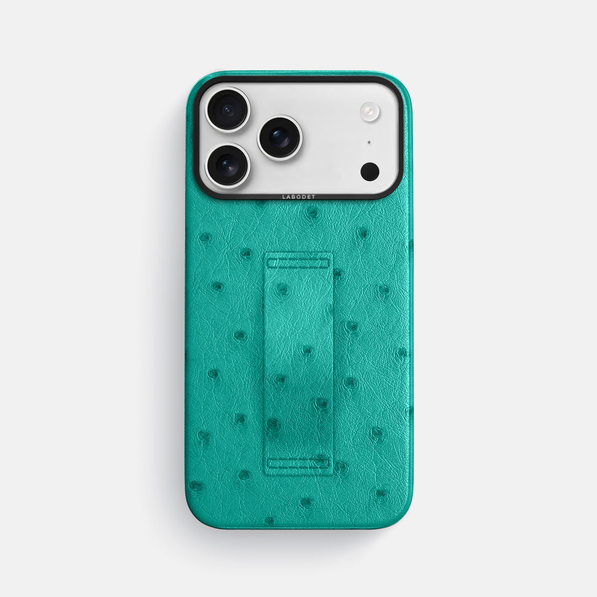 Finger Case For iPhone 17 Pro Max In Ostrich -1 | Turquoise-Black