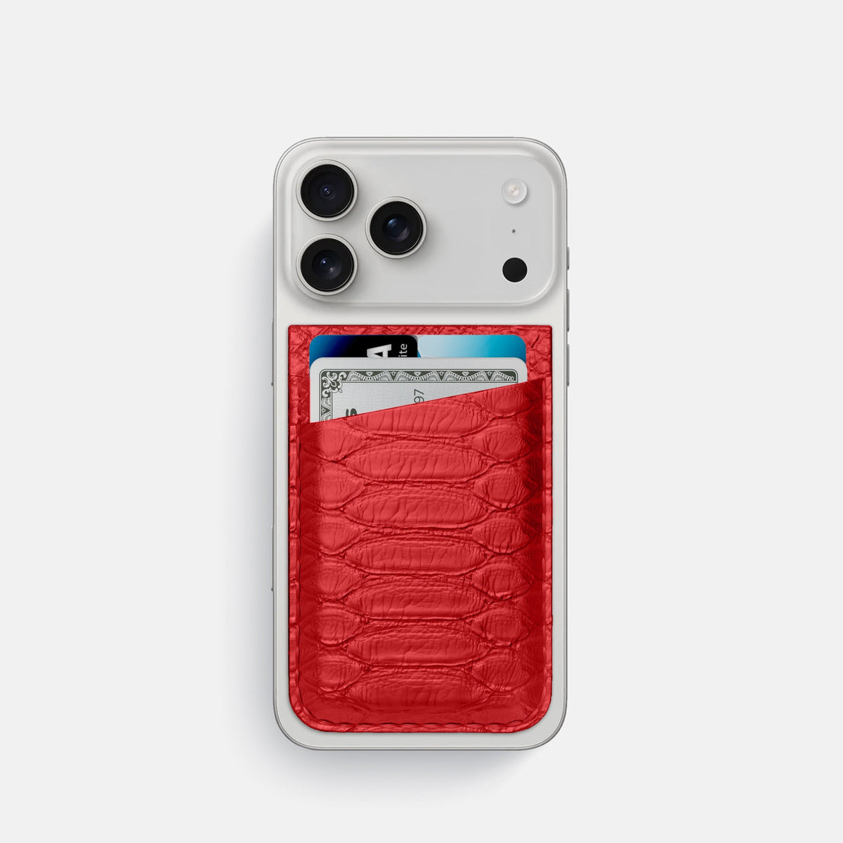 MagSafe Wallet For iPhone 18 Pro In Python -1 | Red