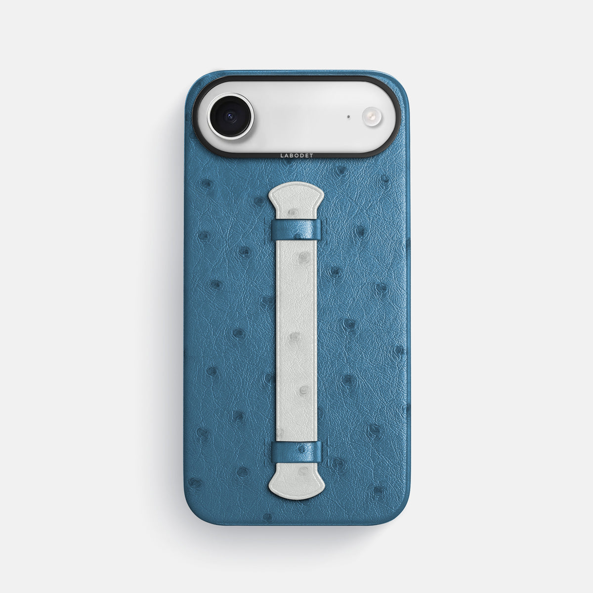 Center Handle Coloré For iPhone 17 Air In Ostrich -1 | Blue-Jeans-Black