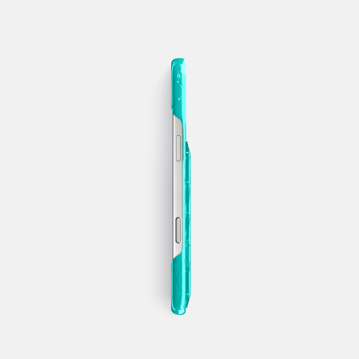 Slim Card Case For iPhone 18 Pro In Shiny Alligator -3 | Mint