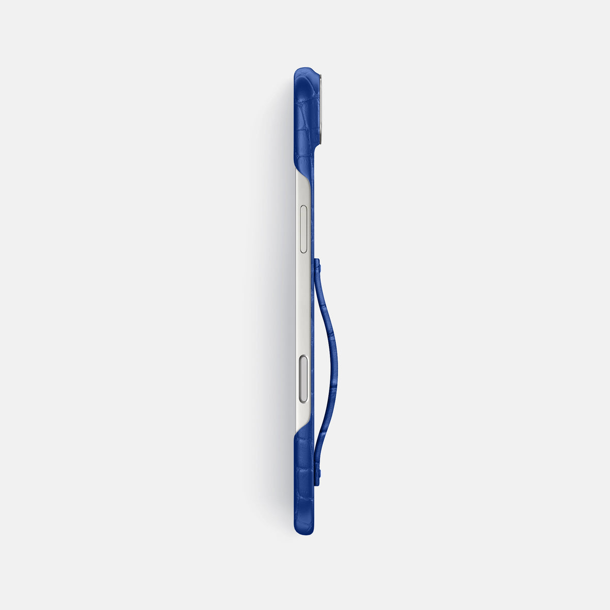 Finger Case For iPhone 17 Air In Alligator -3 | Royal-Blue-Steel