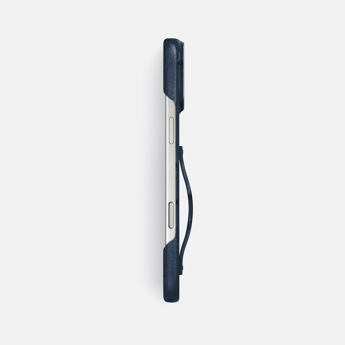 Finger Case For iPhone 18 Pro Max In Ostrich -3 | Navy-Blue-Steel