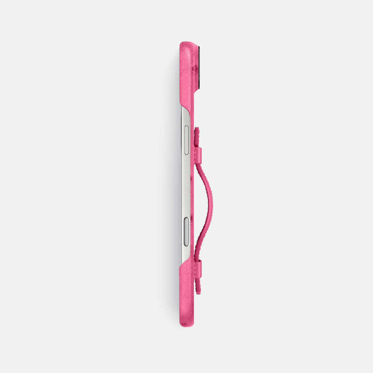 Handle Case For iPhone 17 Air In Ostrich -3 | Pink-Black
