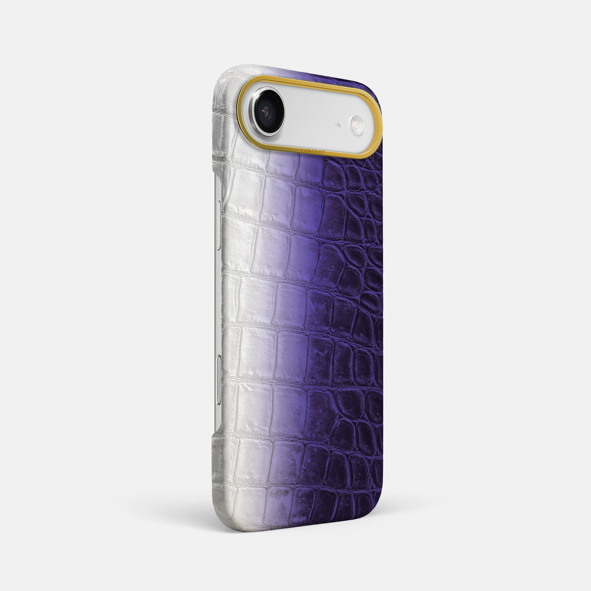 Classic Case For iPhone 17 Air In Himalayan Crocodile -2 | Purple-Gold