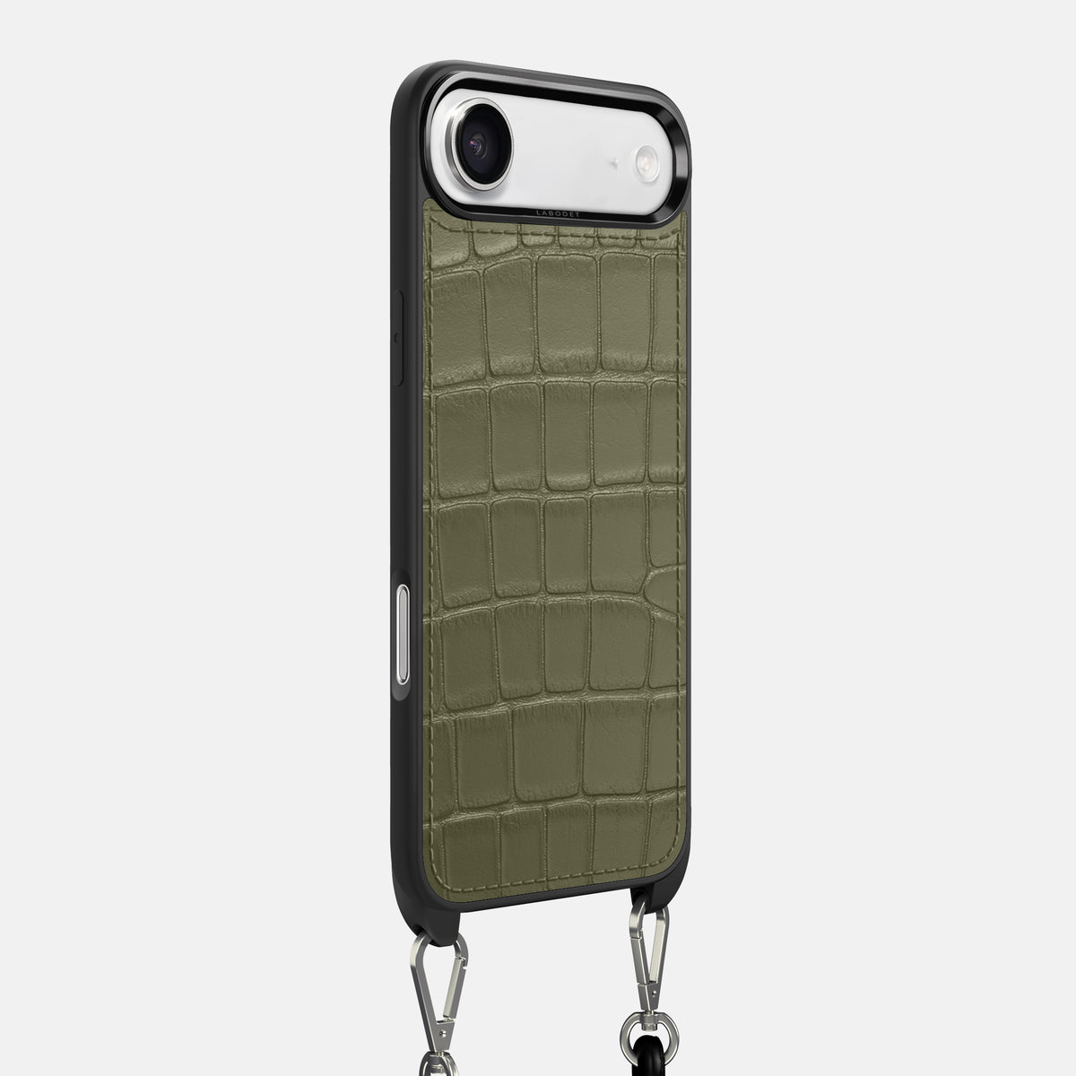 Crossbody Sport Case For iPhone 17 Air In Alligator -2 | Kaki-Green