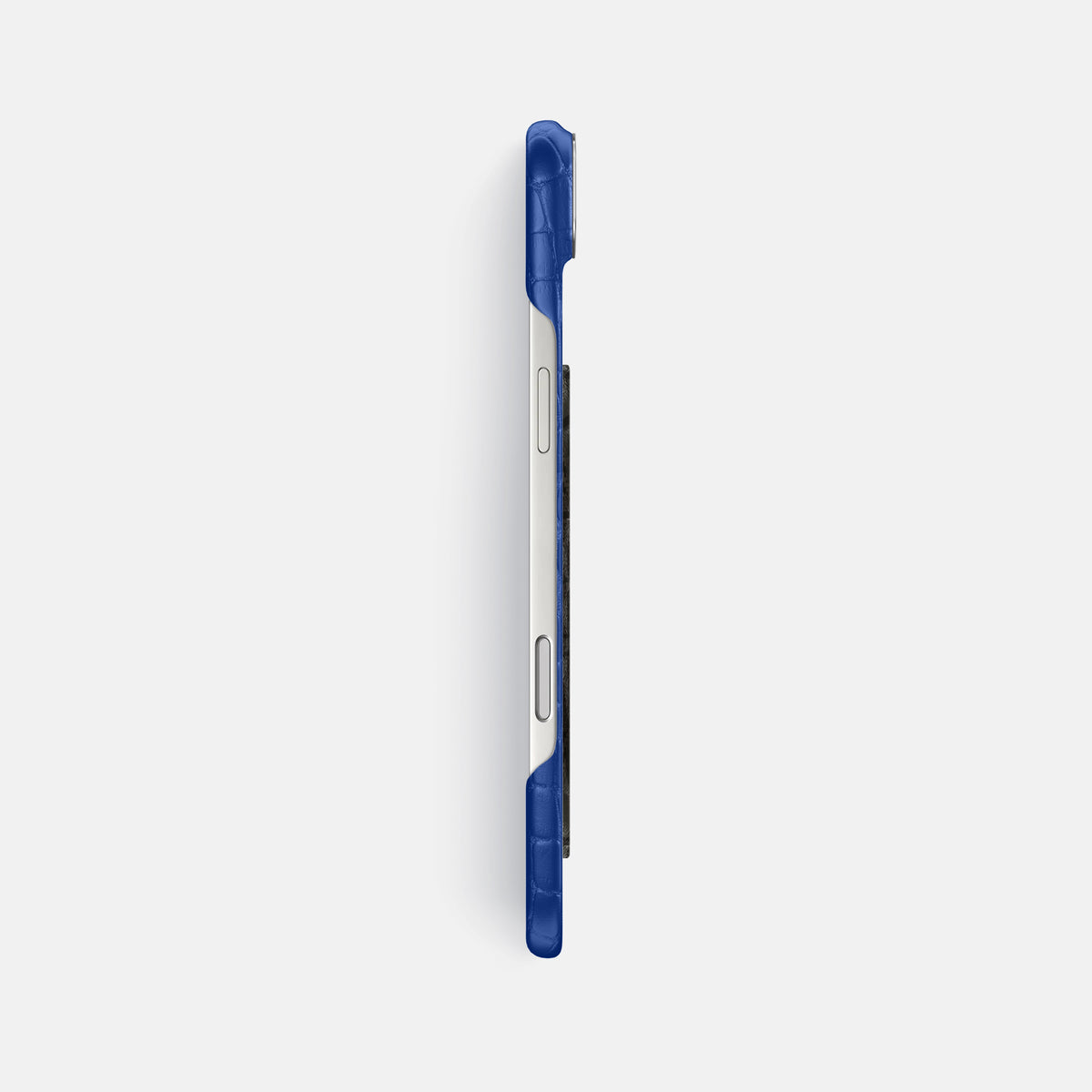 Classic Case With Carbon Dragon For iPhone 17 Air In Alligator -3 | Royal-Blue-Steel