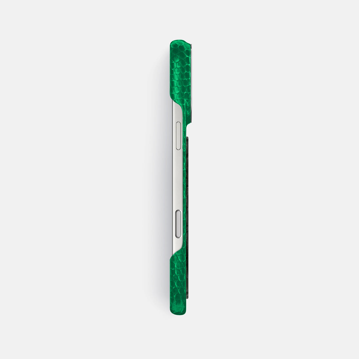Classic Case With Carbon Dragon For iPhone 17 Pro Max In Lizard -3 | Apple-Green-Steel