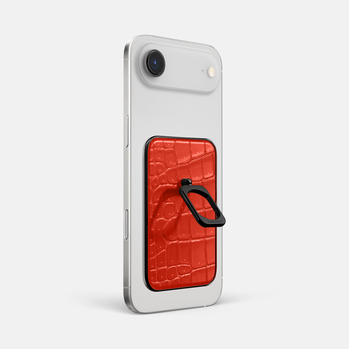MagSafe Ring For iPhone 17 Air In Porosus Crocodile -1 | Rust-Black