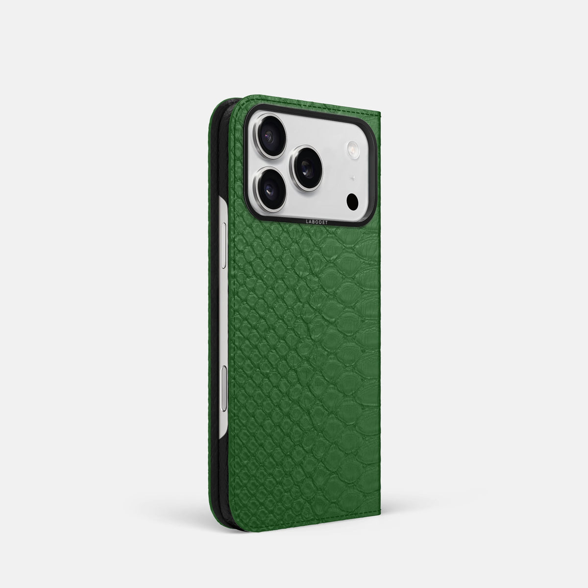 Folio Case For iPhone 18 Pro In Python -1 | Green-Black