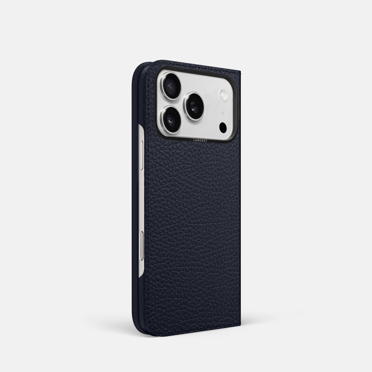 Folio Case For iPhone 17 Pro In Calf -1 | Marine-Black