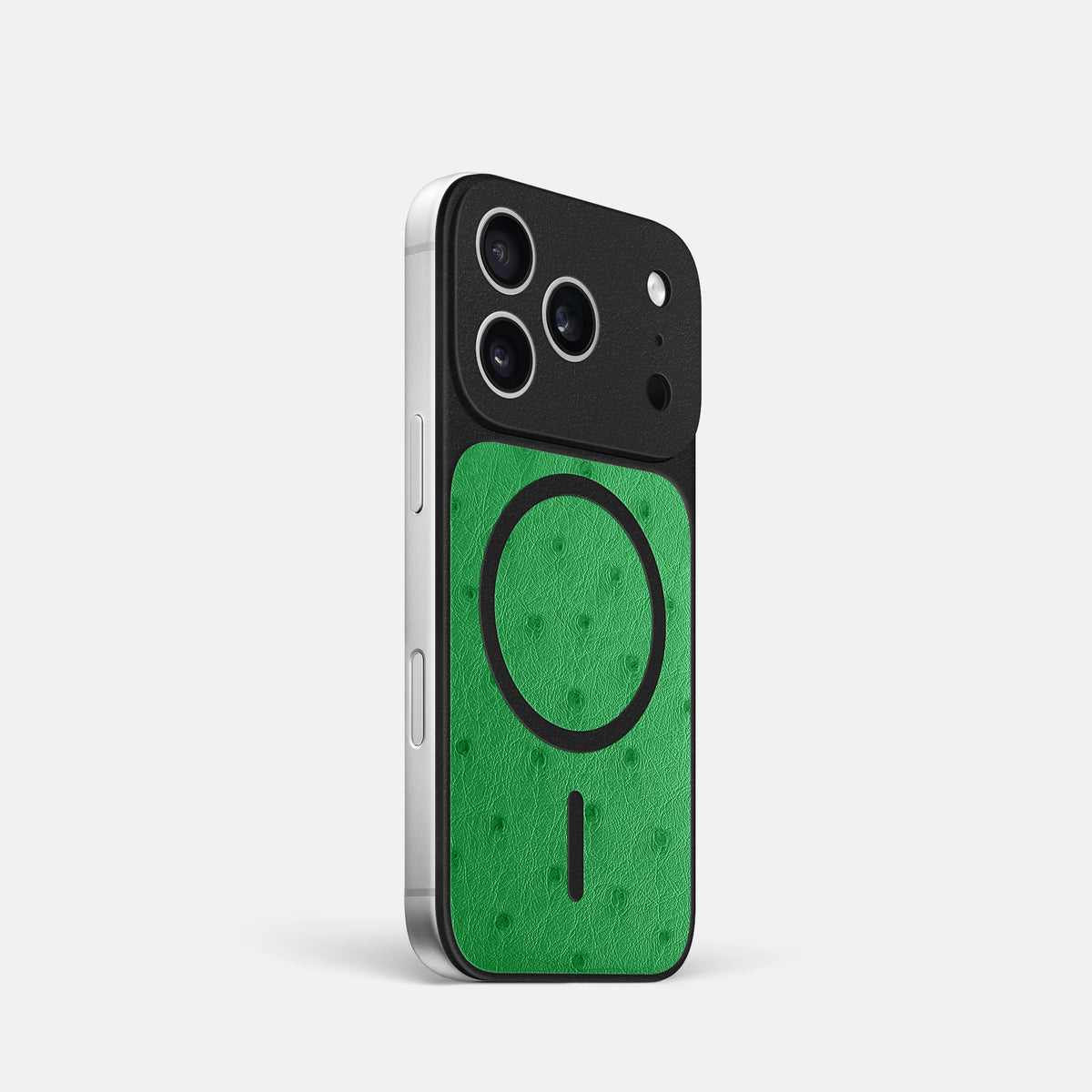 MagSafe Mask For iPhone 17 Pro In Ostrich -2 | Kentucky-Green