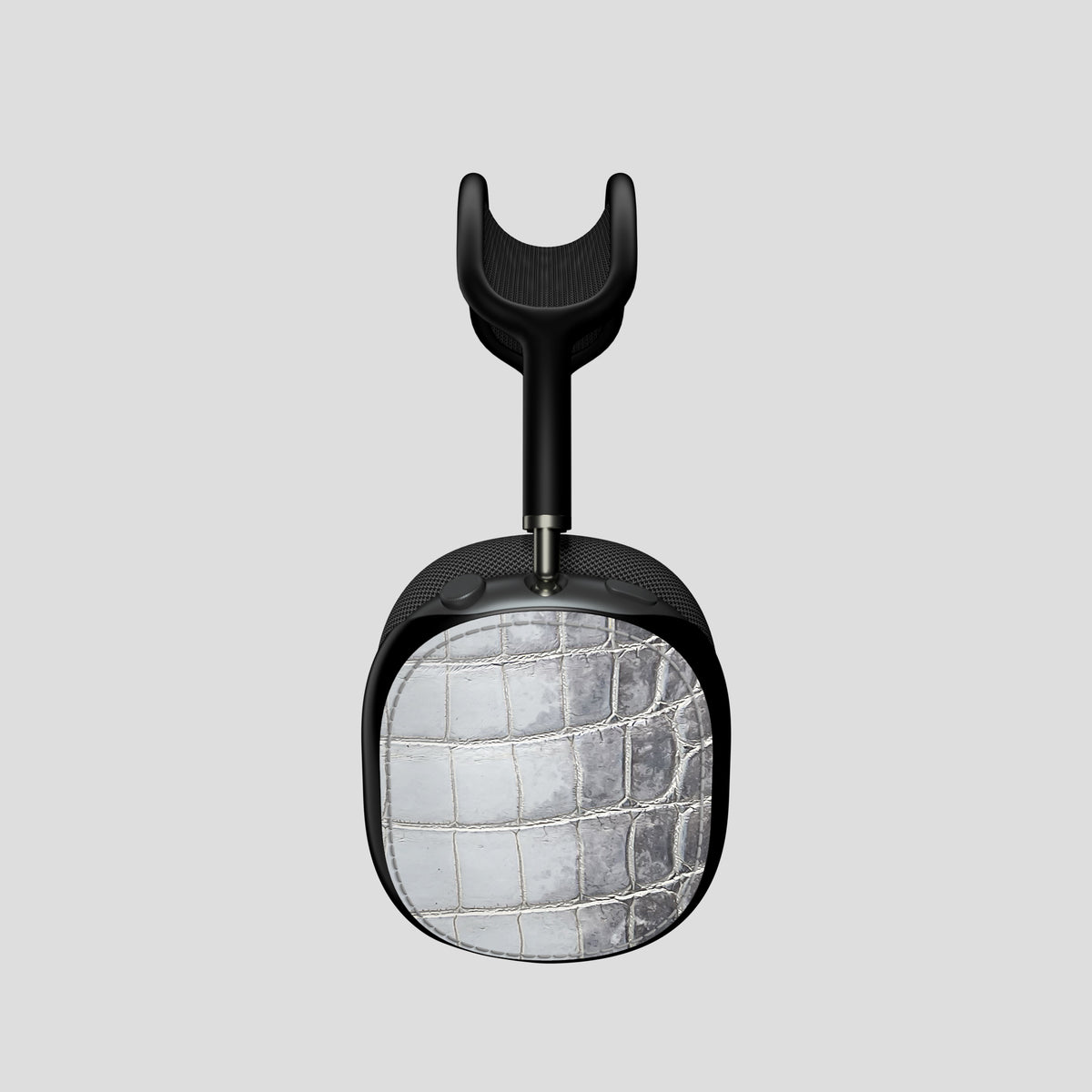 Shells For AirPods Max In Himalayan Crocodile -3 | Silver