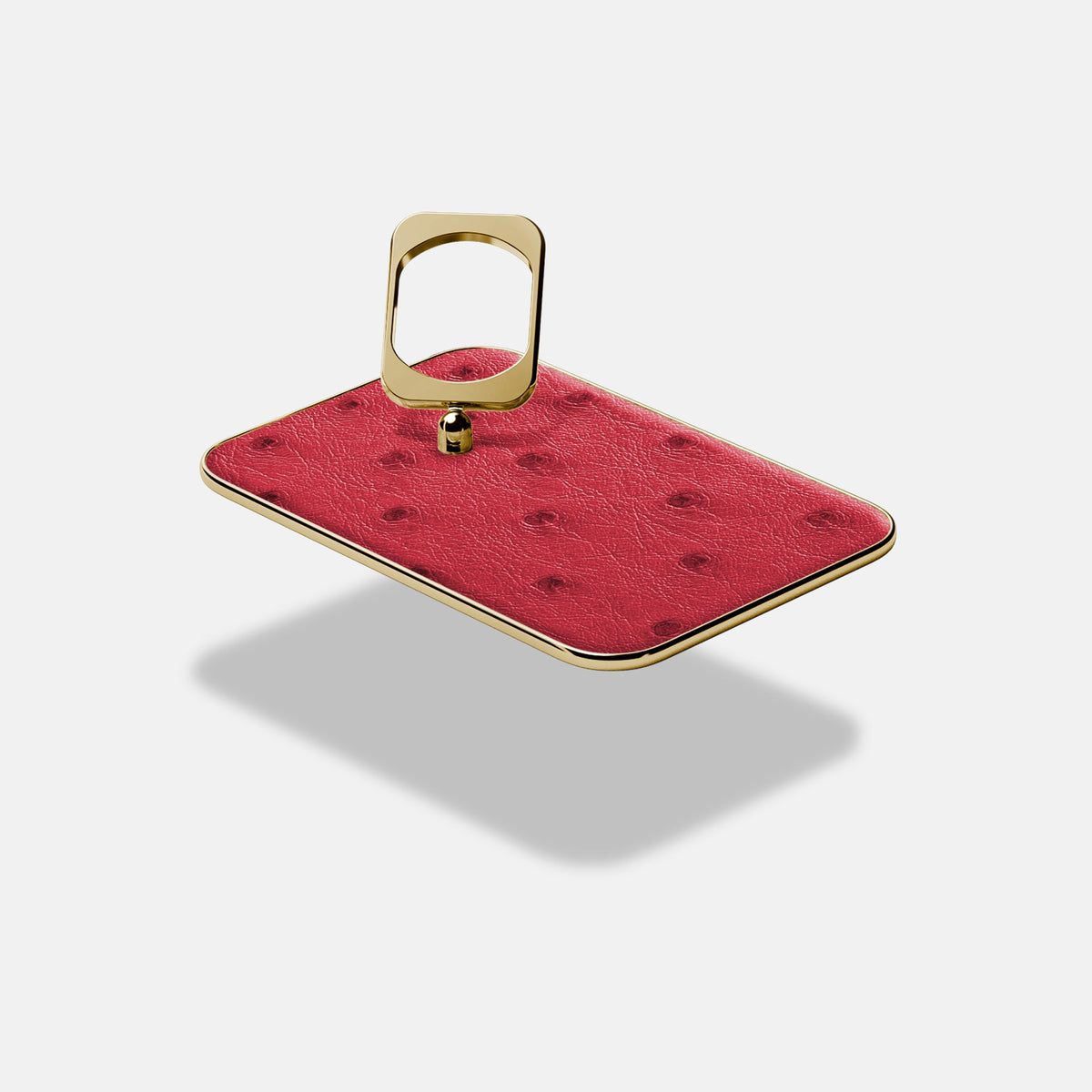 MagSafe Ring For iPhone 18 Pro In Ostrich -4 | Red-Gold