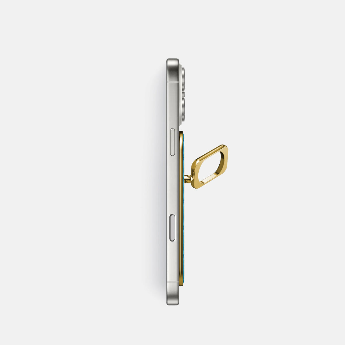MagSafe Ring For iPhone 18 Pro In Alligator -3 | Curaçao-Blue-Gold