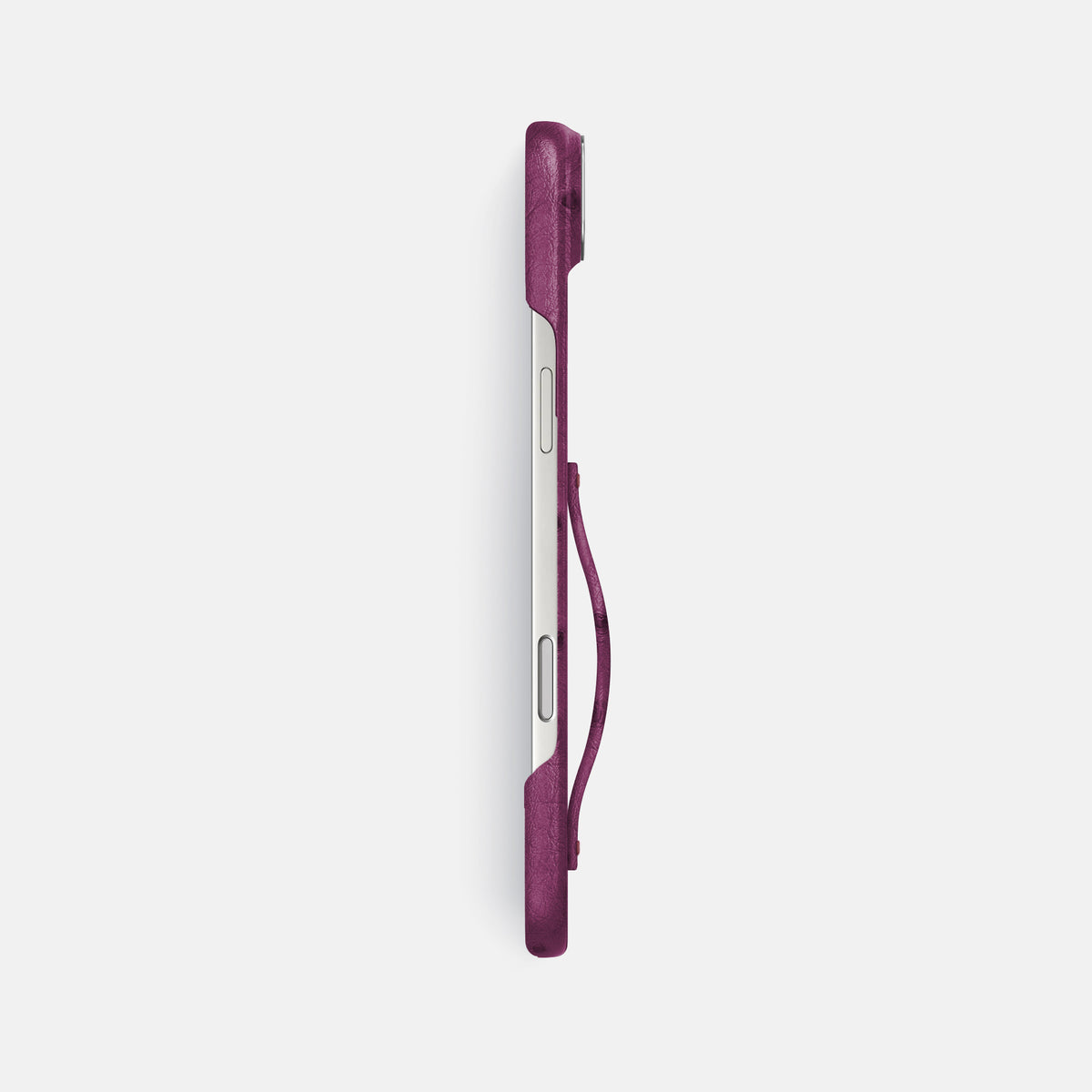 Finger Case For iPhone 17 Air In Ostrich -3 | Purple-Steel