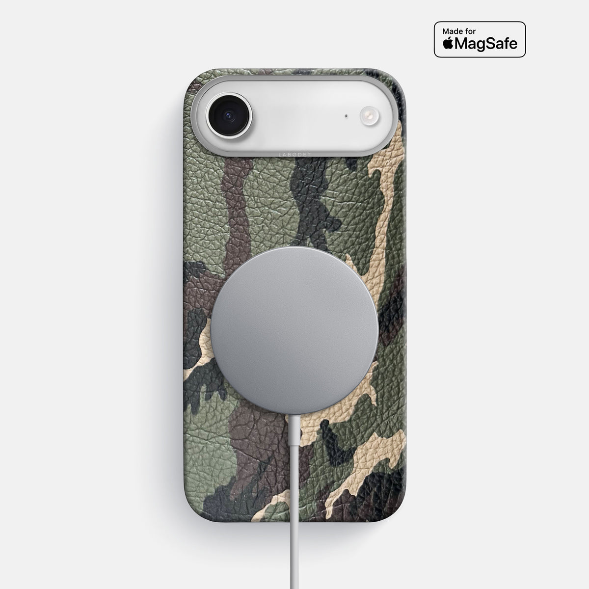 Classic Case For iPhone 17 Air In Calf -5 | Camouflage-Steel