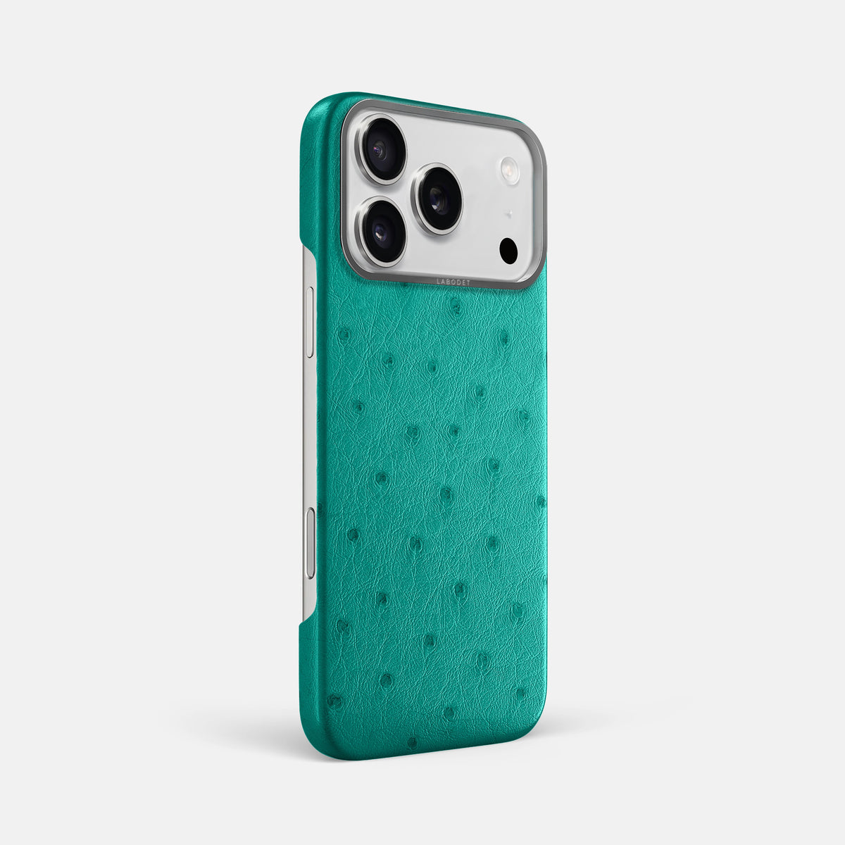 Classic Case For iPhone 17 Pro Max In Ostrich -2 | Turquoise-Steel