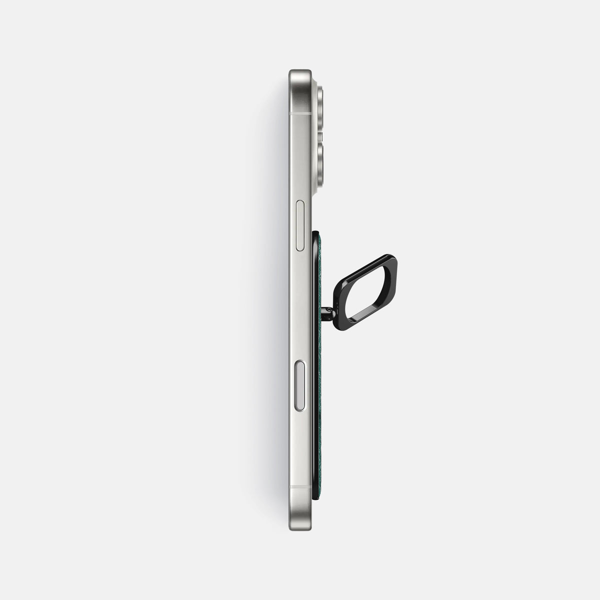 MagSafe Ring For iPhone 17 Pro Max In Ostrich -3 | Forest-Green-Black