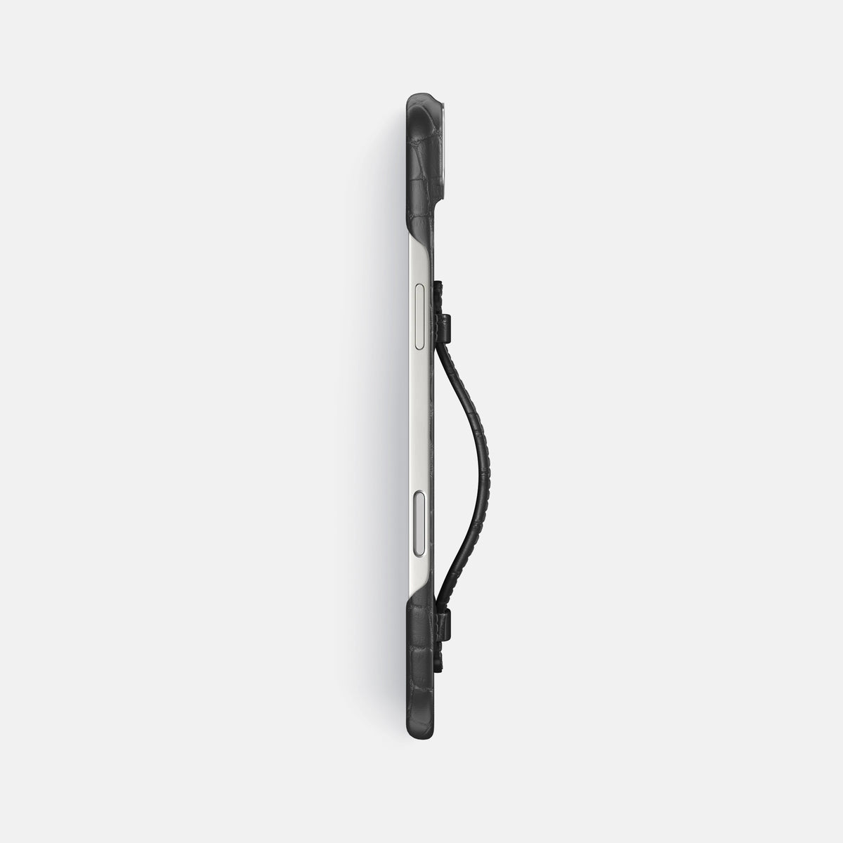 Center Handle For iPhone 17 Air In Alligator -3 | Grey-Steel