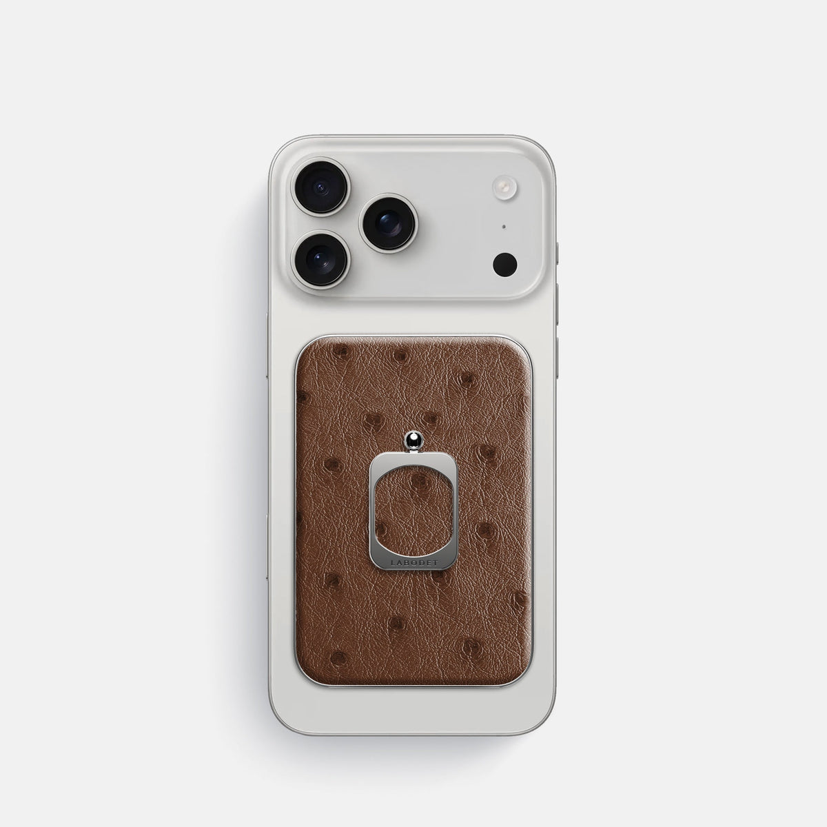 MagSafe Ring For iPhone 18 Pro In Ostrich -2 | Chocolate-Steel
