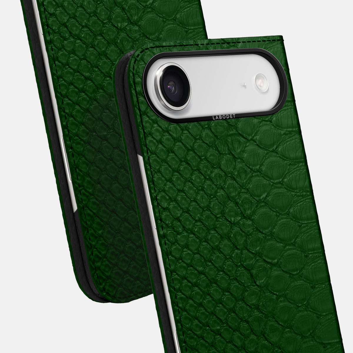 Folio Case For iPhone 17 Air In Python -5 | Green-Black