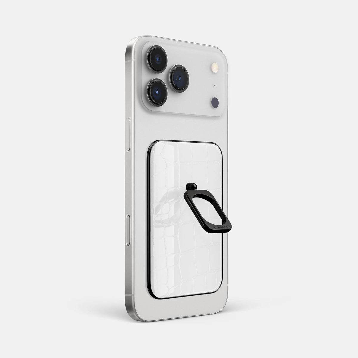 MagSafe Ring For iPhone 18 Pro Max In Shiny Alligator -1 | White-Black