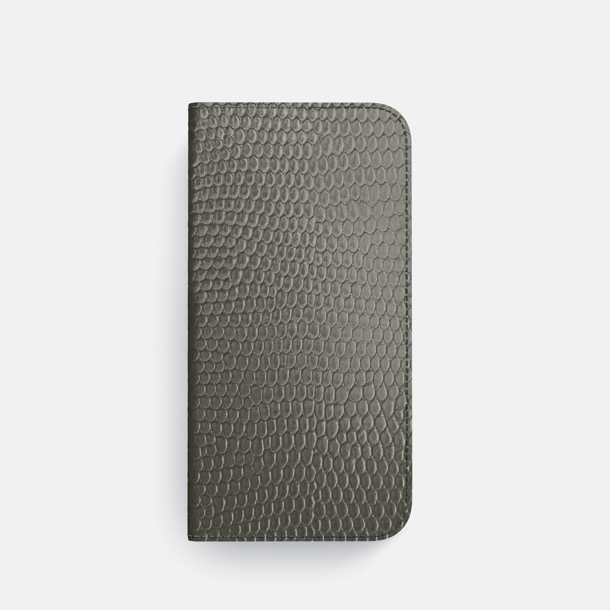 Folio Case For iPhone 18 Pro In Lizard -4 | Grey-Steel
