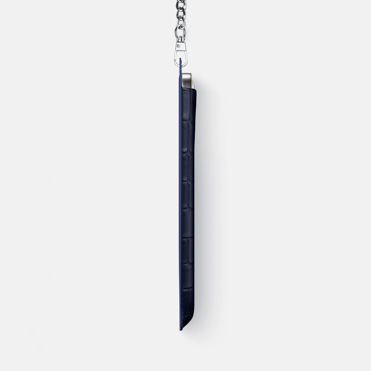 Crossbody Bag For iPhone 18 Pro Max In Alligator -4 | Navy-Blue-Steel